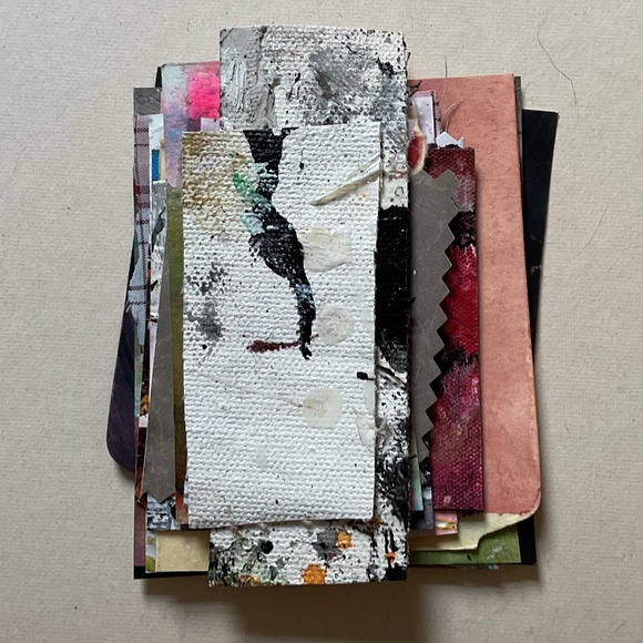 Junk Journal Pack  15+ Hand painted Pieces, Great for scrapbooking, collage - Picture 2 of 11